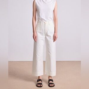 Apiece Apart 100% cotton cropped pants